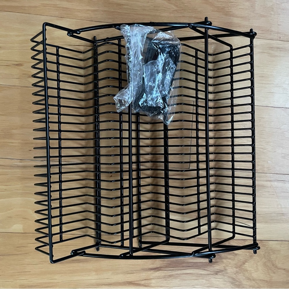 Spice Rack 3 Tier Rubbermaid Pull Down Spice Rack Black Metal Wire - Picture 6 of 8